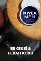 MEN Erkek Creme 75ml, Yoğun Nemlendirici, Yağlı ve Yapışkan His Bırakmaz, Hızlı Emilir, El Vücut Yüz