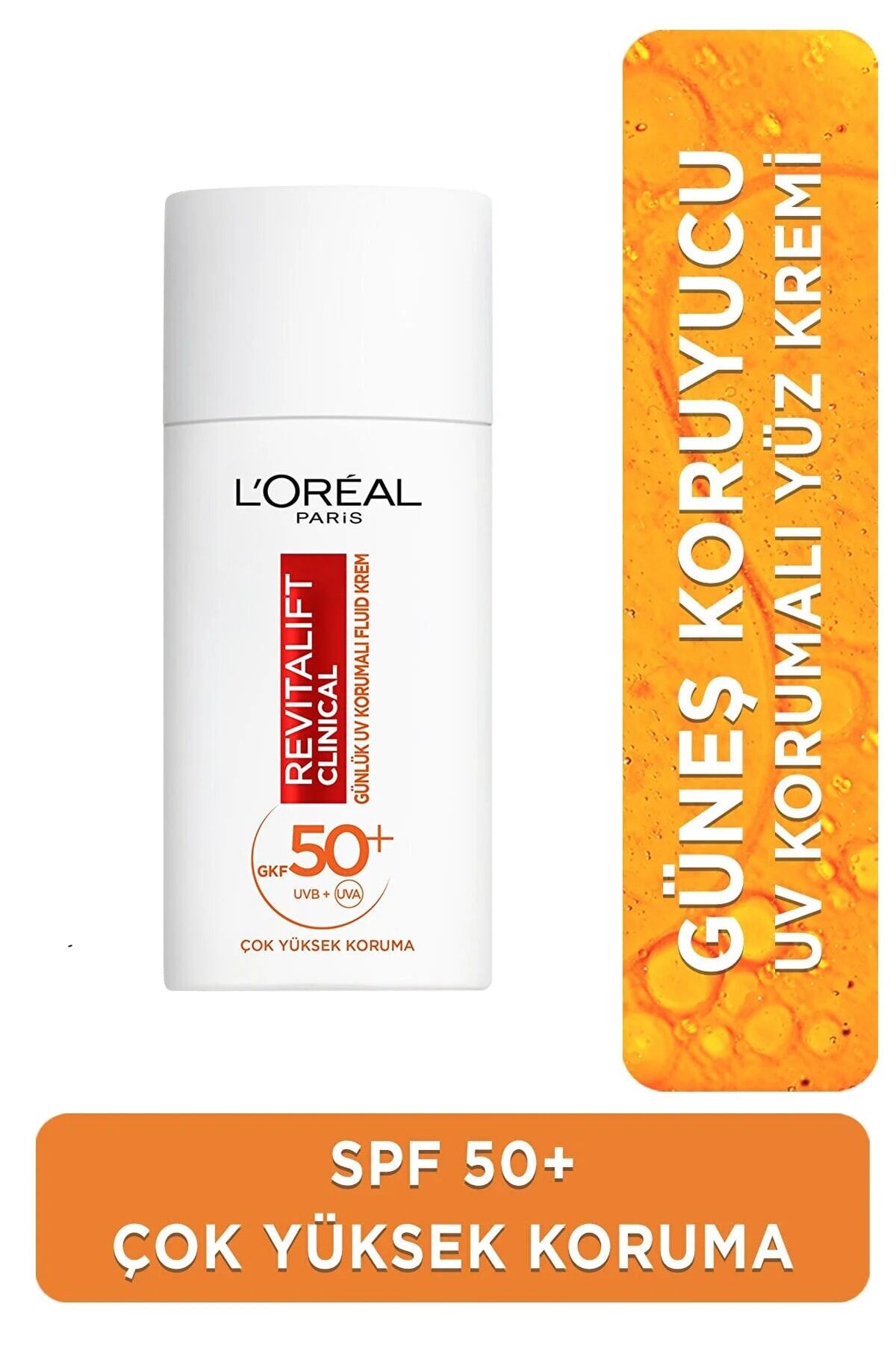 Revitalift Clinical Spf 50 Günlük Yüksek Uv Korumalı Yüz Güneş Kremi 50ml