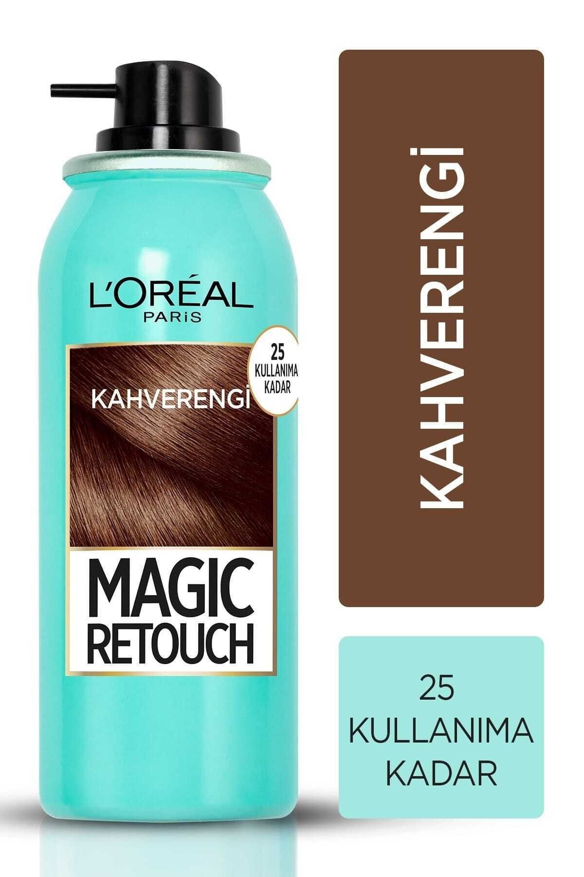 Beyaz Saçlar Için Kapatıcı Kahverengi Saç Spreyi - Magic Retouch 03 Chatain 75 Ml 3600523193356