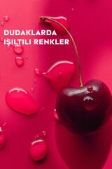 Kiraz Dudak Bakım Kremi 4.8gr, Nemlendirici, Hafif Kırmızı Işıltı, Dudak Parlatıcısı