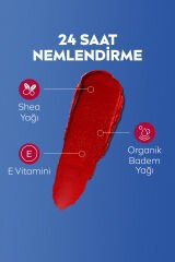 Kırmızı Renkli Nemlendirici Dudak Bakım Kremi 4.8gr, SPF30,Allık Etkisi, Dudak Ve Yanak, E Vitamini