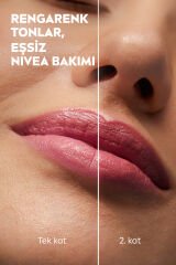 Renkli Nemlendirici Dudak Bakım Kremi Rose 4.8gr, Spf30, Allık Etkisi, Dudak Ve Yanaklar, E Vitamini