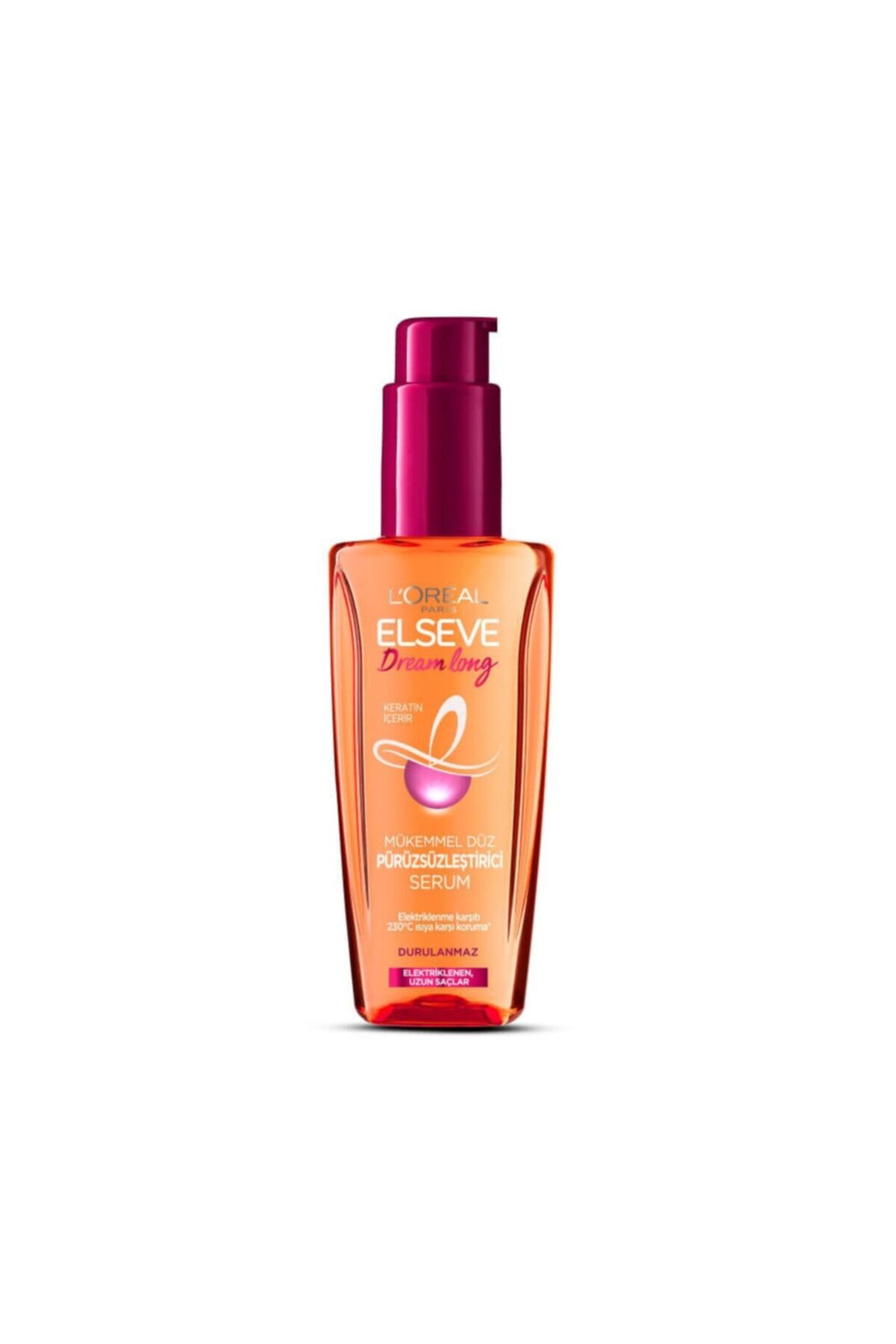 Elseve Dream Long Keratin İçerir Mükemmel Düz Pürüzsüzleştirici Serum 100ml