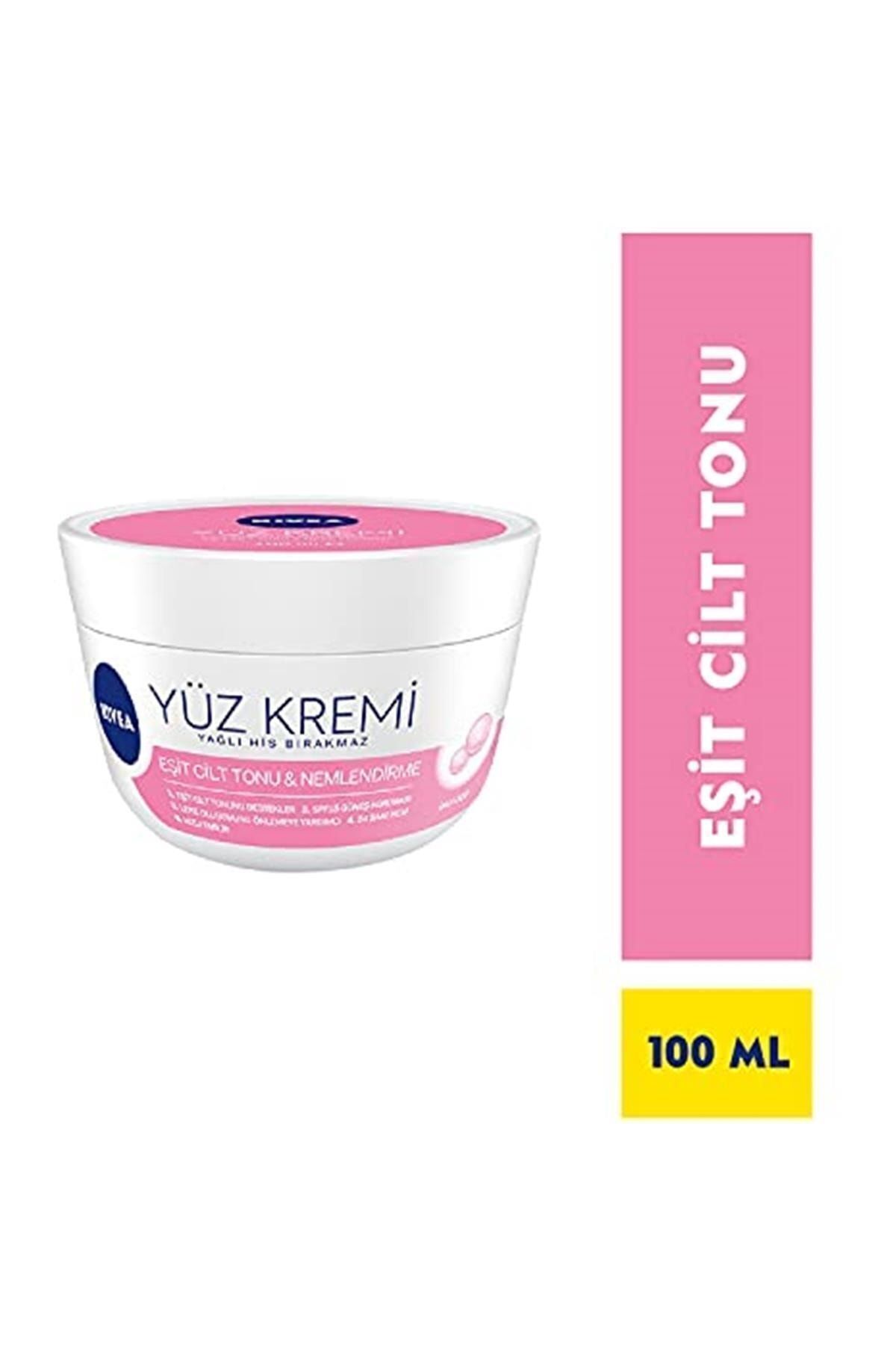 Cilt Tonu Eşitleyici Yüz Kremi 100 Ml, Eşit Cilt Tonu, 24 Saat Nemlendirici Yüz Kremi, Spf15