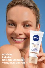 Nemlendirici BB Krem 50ml, Cilt Tonu Eşitleyici, SPF15 Güneş Koruyucu, Gözenek Görünümü, Açık Ton