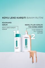 Bright Reveal Spf 50+ Koyu Leke Karşıtı Renkli Fluid Günlük Yüz Güneş Kremi 50ml - Medium