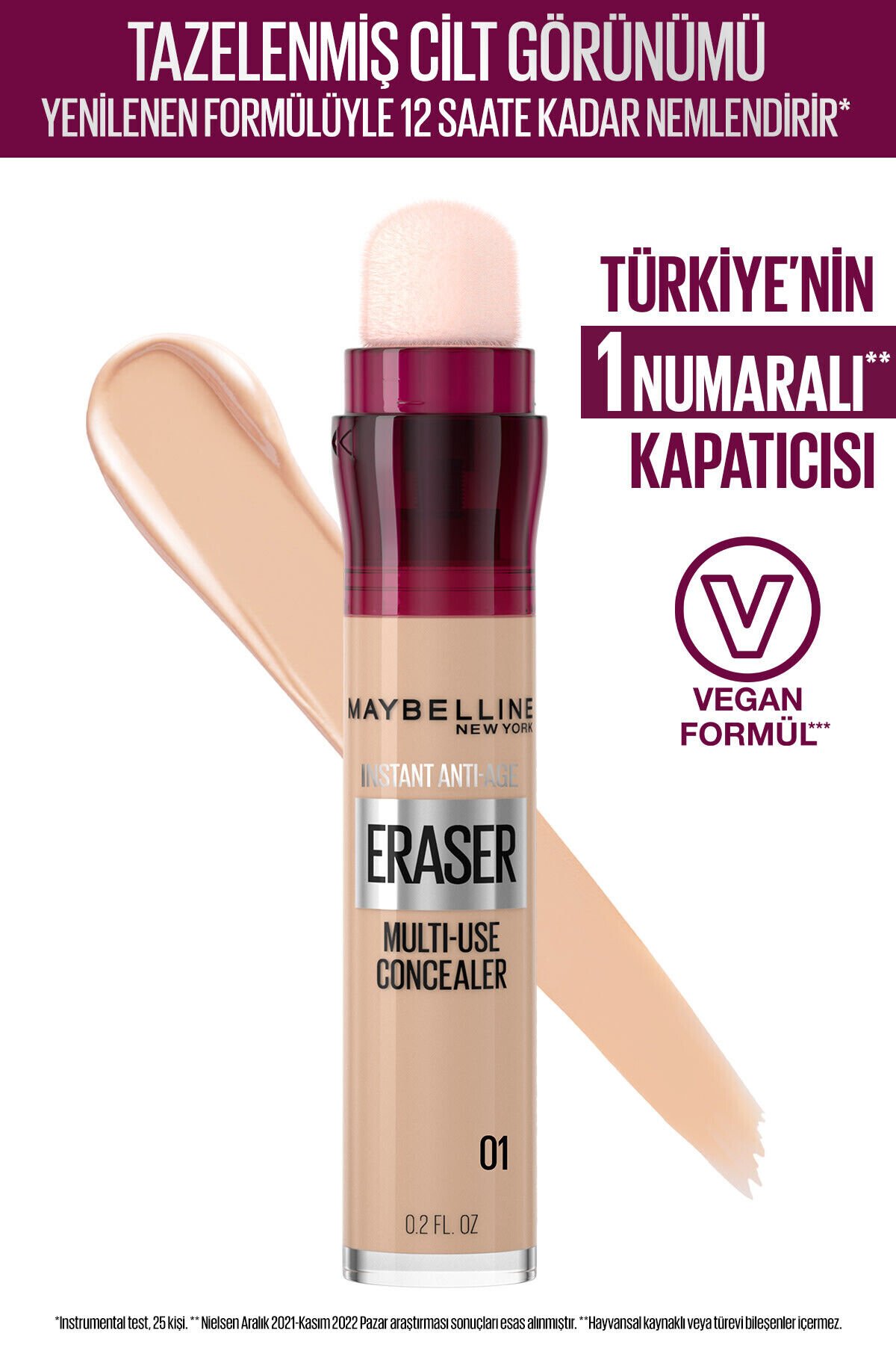 Instant Anti Age Eraser Kapatıcı- 05 Brighten 01 Light