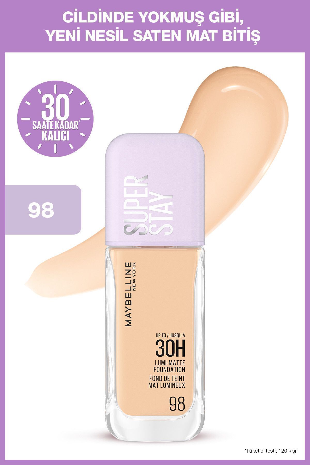 Super Stay Lumi Matte Fondöten - 98 98