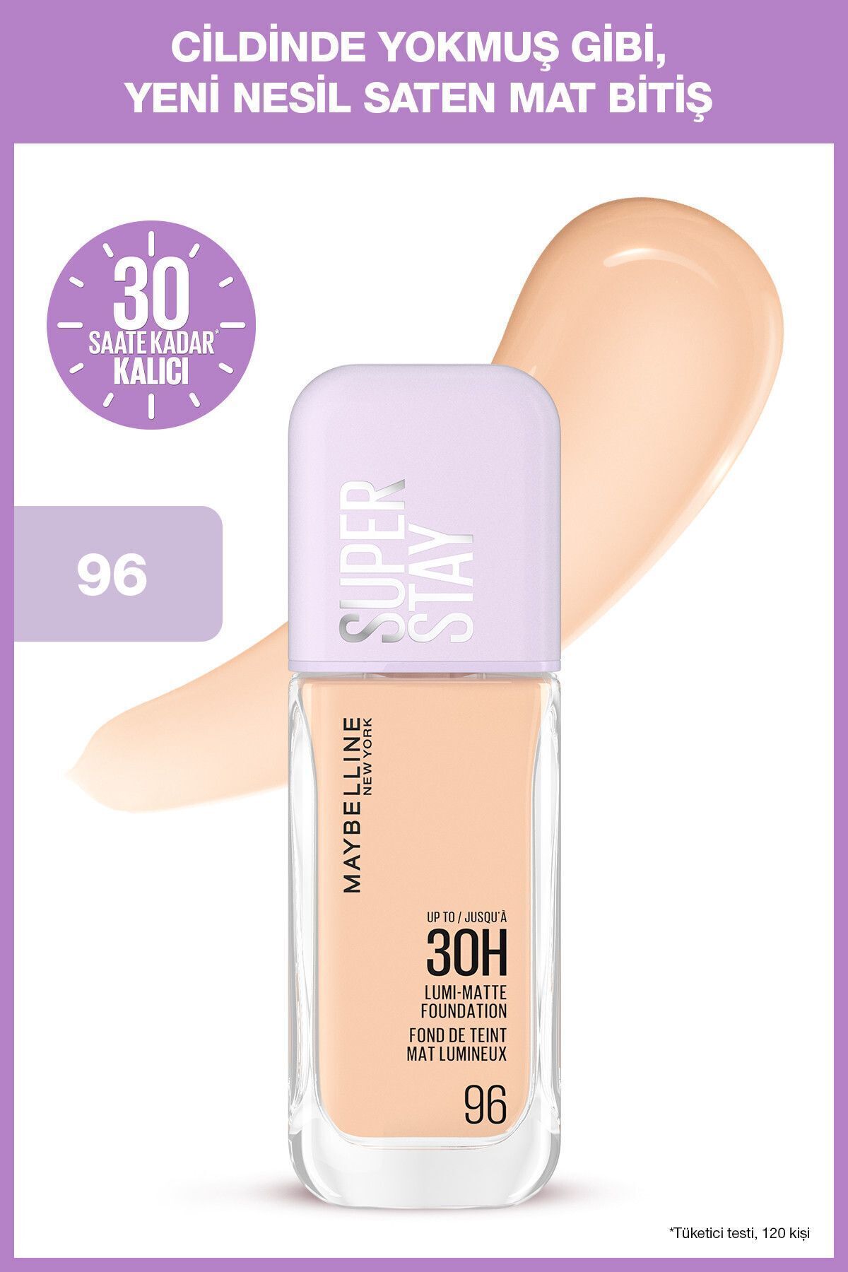 Super Stay Lumi Matte Fondöten - 98 96